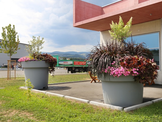 Large urban planters: the Köflach example