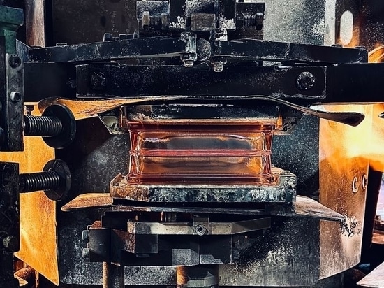 The making of a glassblock