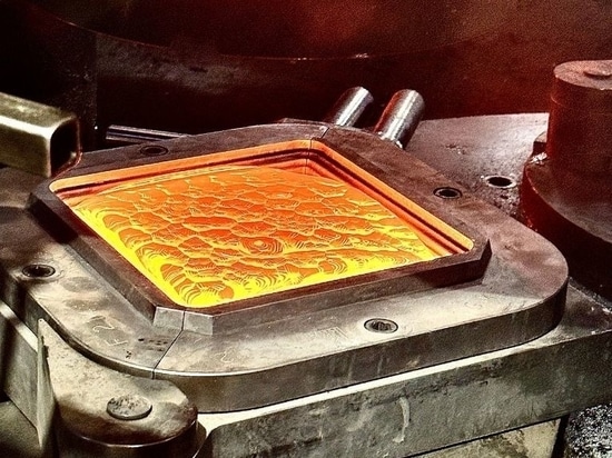 The making of a glassblock