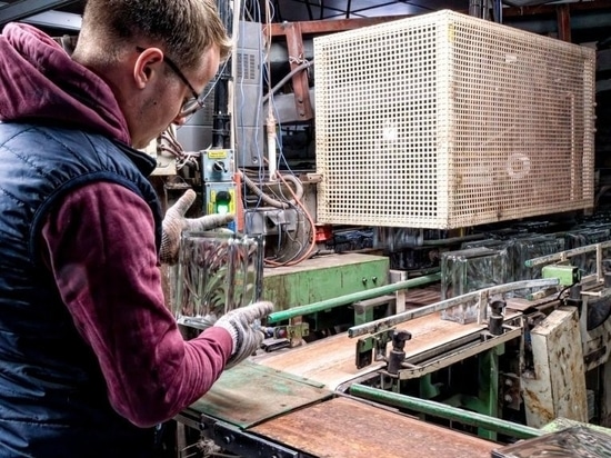 The making of a glassblock