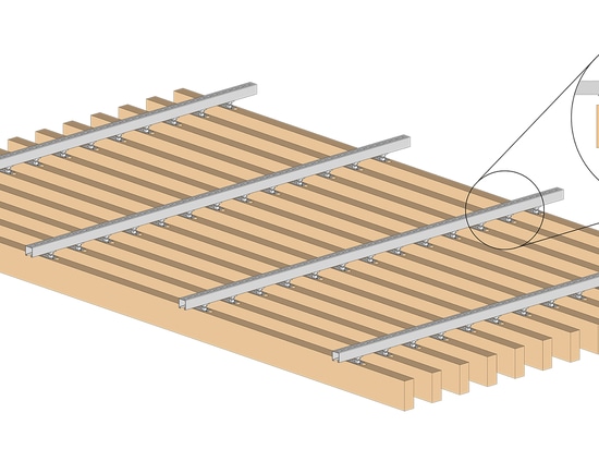 GUBI OUTDOOR SLATS: Our bamboo slat ceiling for outdoor Use