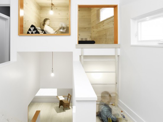 WINONA HOUSE IS ORGANIZED INTO INCREASING ZONES OF PRIVACY
