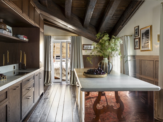 Hotel Ancora Cortina: bespoke Berti oak flooring for Alpine hospitality