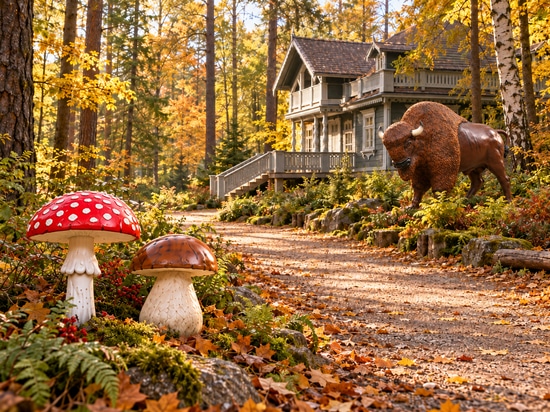 Nature-inspired decorations: bringing wildlife into public spaces