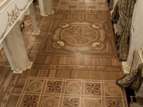 Berti inlaid parquet for the National Theatre of Baku