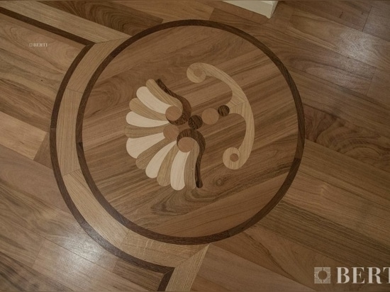 Berti inlaid parquet for the National Theatre of Baku