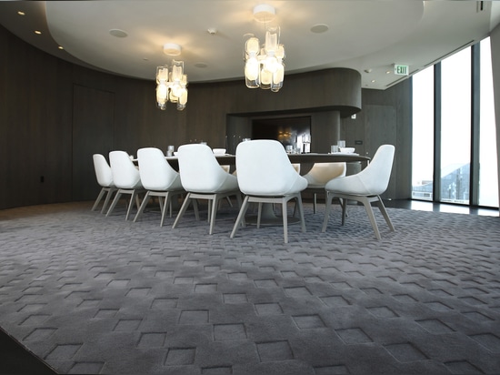 Fluid rug design Rombo color Fango | Miami, 1000 Museum