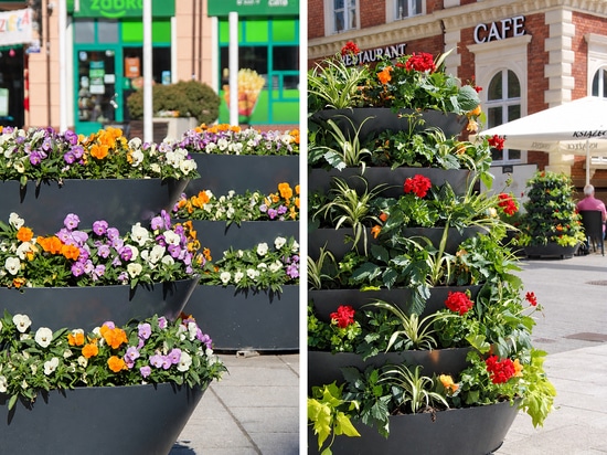 Autumn Flower Towers: the Świnoujście example