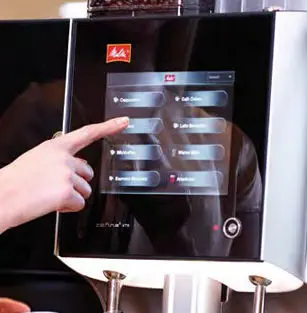 エスプレッソコーヒーメーカー - CAFINA® XT6 - Melitta Professional