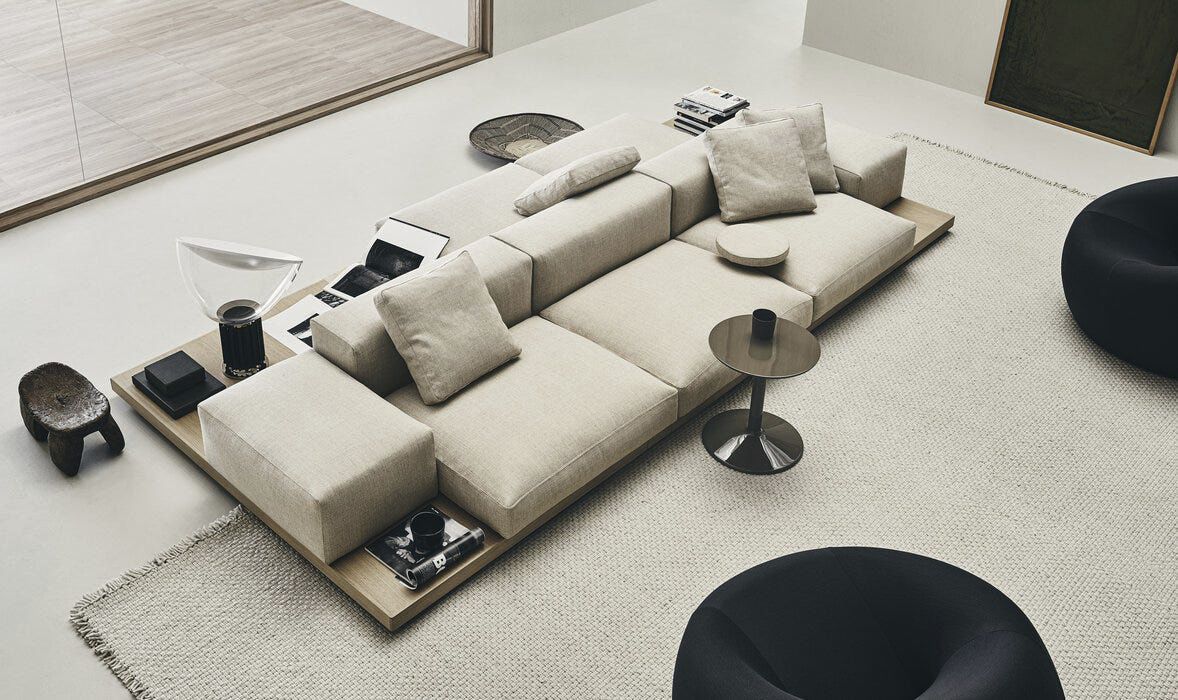 B＆B ITALIA ソファクッション　本革製 B＆B ITALIA ソファクッション 本革製