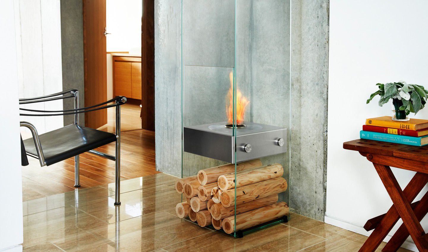 （手渡し）バイオエタノール暖炉 ECOSMART Fire Ghost Ghost | バイオエタノール暖炉「EcoSmart Fire」