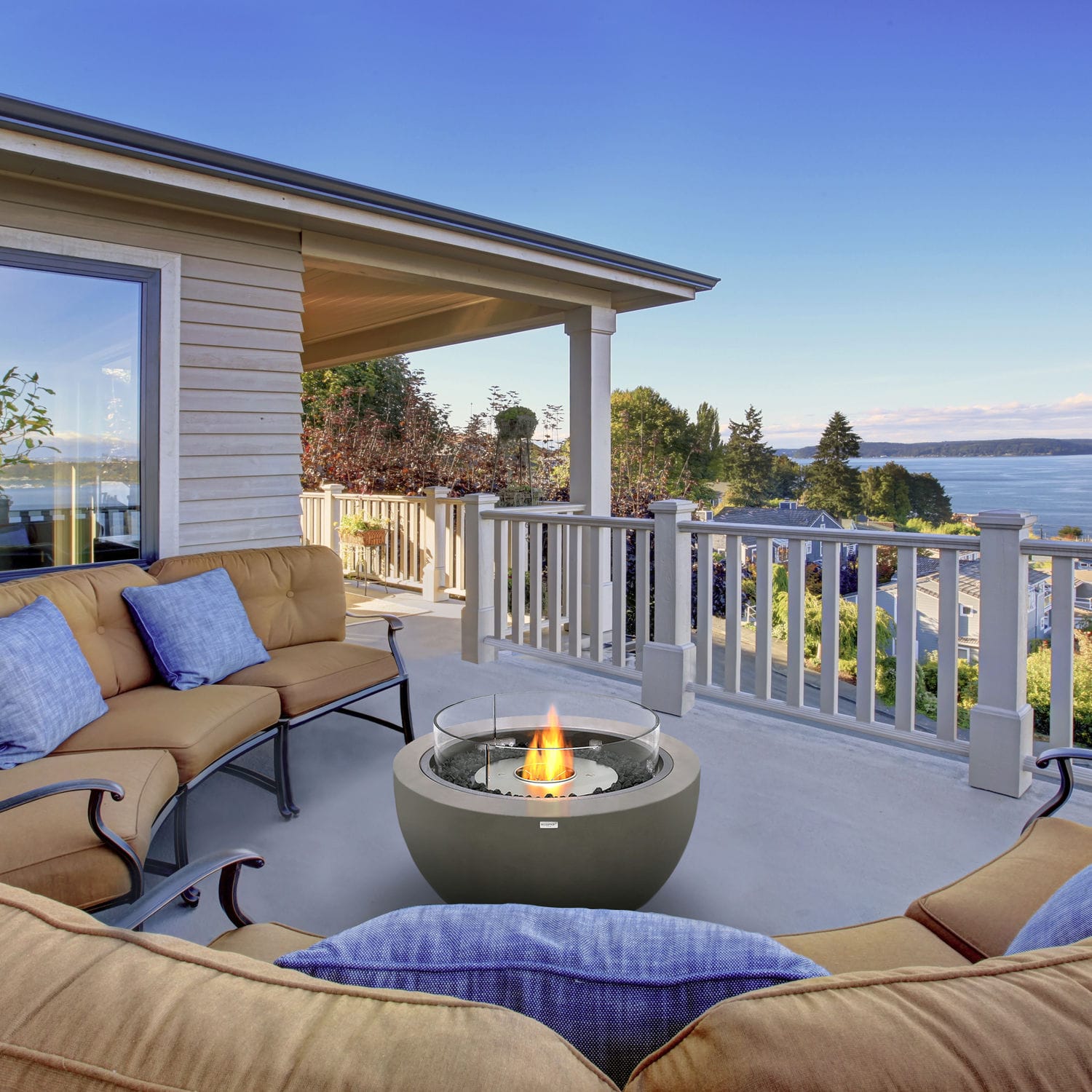 バイオエタノール庭園用火鉢 - POD 30 - EcoSmart Fire - ガス