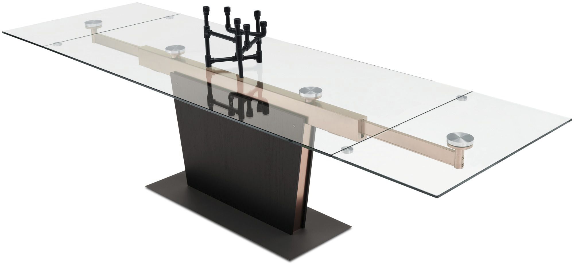 現代風ダイニングテーブル - MONZA - BoConcept - ガラス製 / MDF
