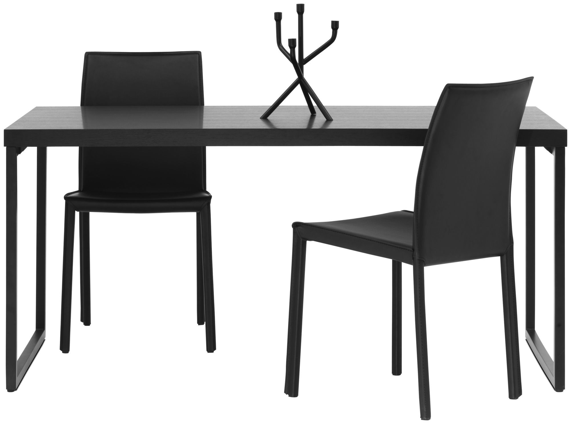 現代風ダイニングテーブル - LUGO - BoConcept - MDF / スチール製