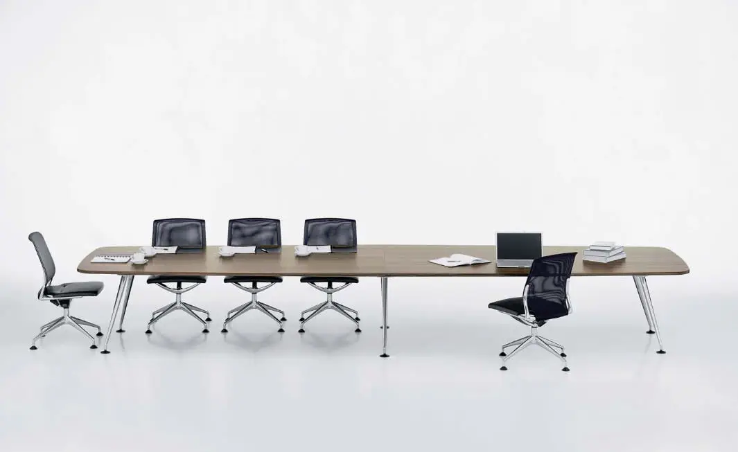 現代風会議用テーブル - MEDAMORPH - vitra USA - オーク材