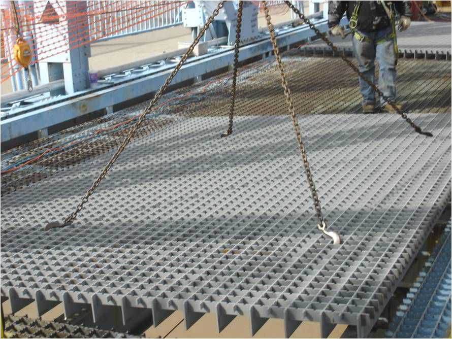 スチール製橋板 - OPEN GRID - Short span steel