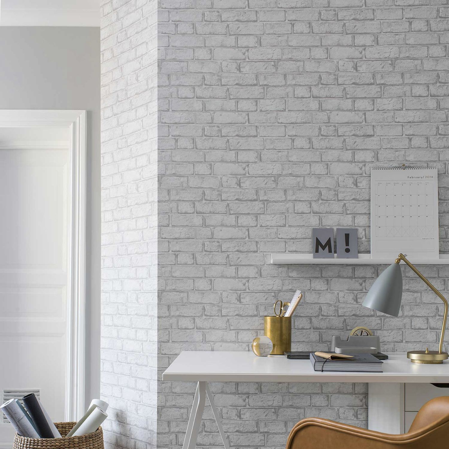 コンテンポラリー壁紙 柄 煉瓦風 7031 Eco