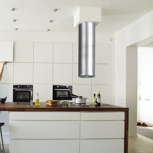 アイランドレンジフード SOL Nodor ダクト付き / 埋込照明付き / オリジナルデザイン