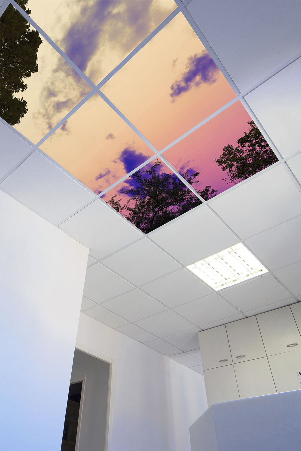 仮想窓LEDパネル - PANELS - SIMAR DESIGN - 照明付天井用 / 空天井用