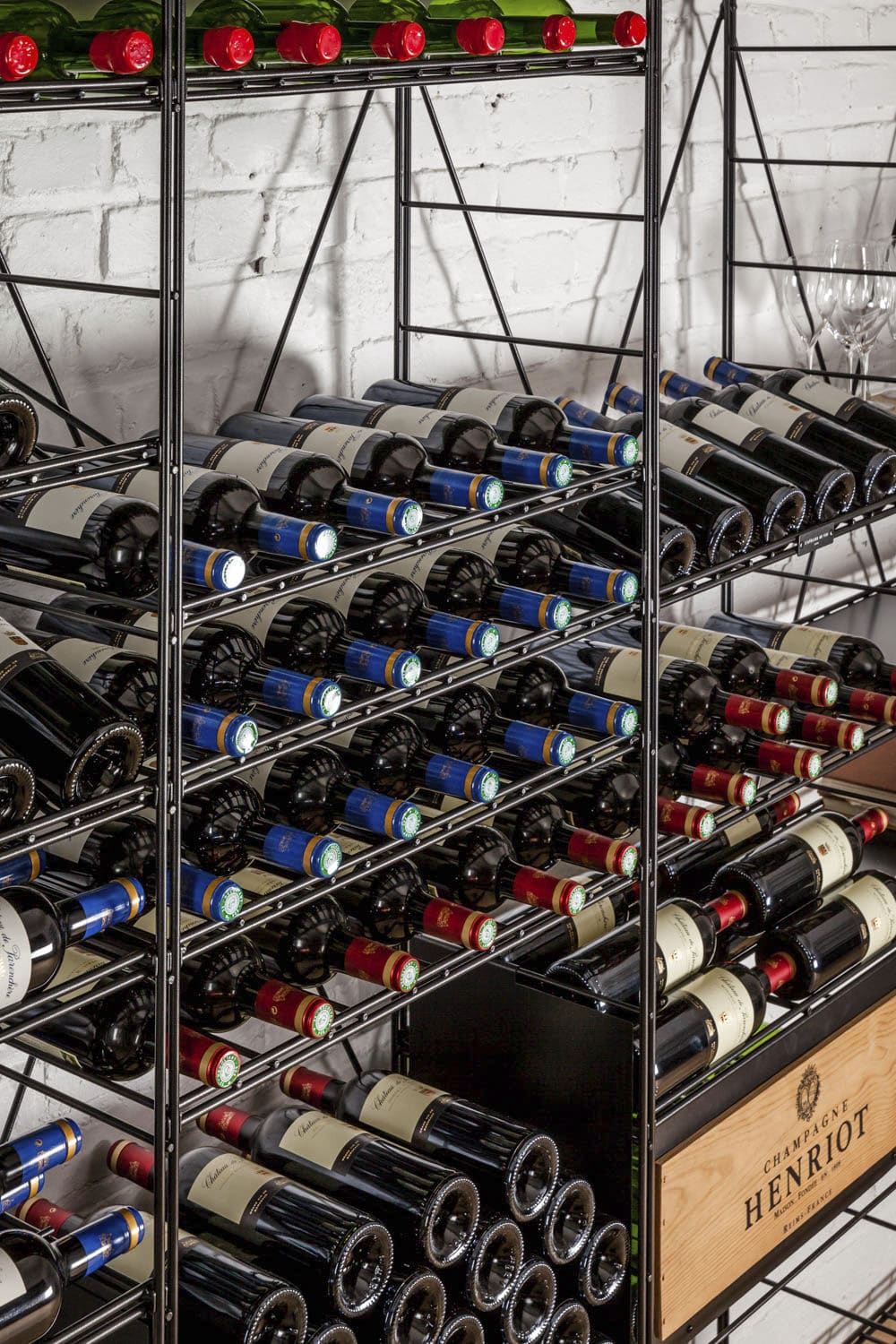 業務用ワインセラー - L'Atelier du Vin - 自立型 / 金属製 / 木製