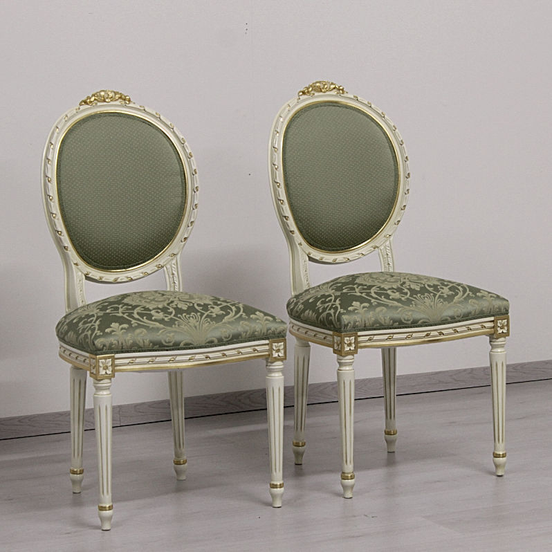 ルイ16世スタイルダイニングルーム用チェア - DAMA - ORSITALIA - 屋内