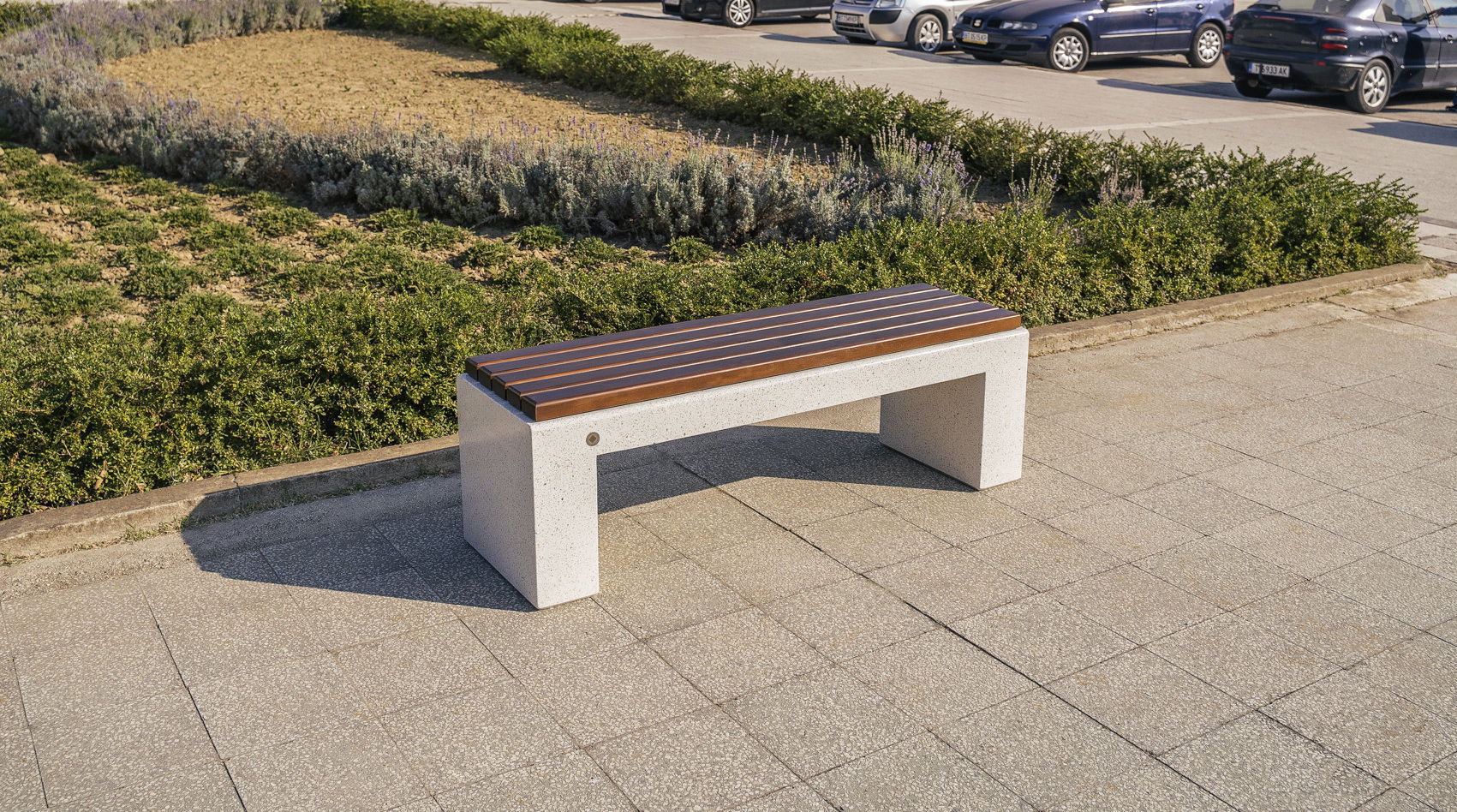 現代風公共ベンチ - 212 - Encho Enchev - ETE - イロコ製 / 竹製 / 高