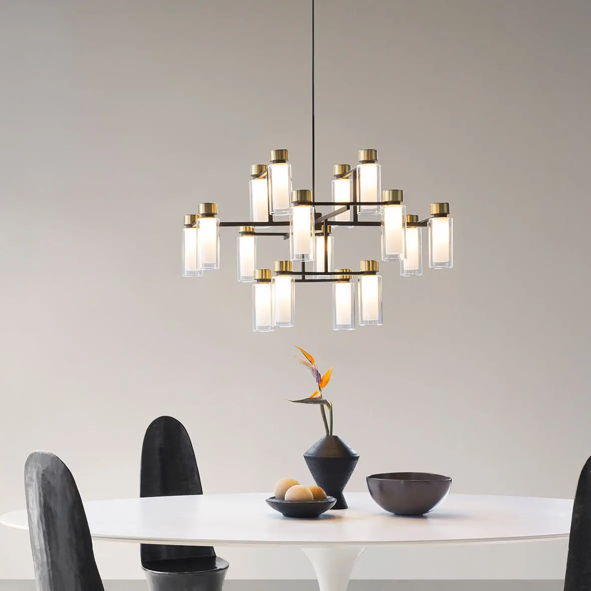 現代風シャンデリア - OSMAN - Tooy - ガラス製 / 電球12個 / 業務用