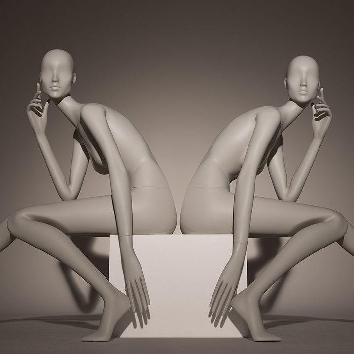 女性マネキン - MUSE - HANS BOODT MANNEQUINS - 現実的 / 座って操縦
