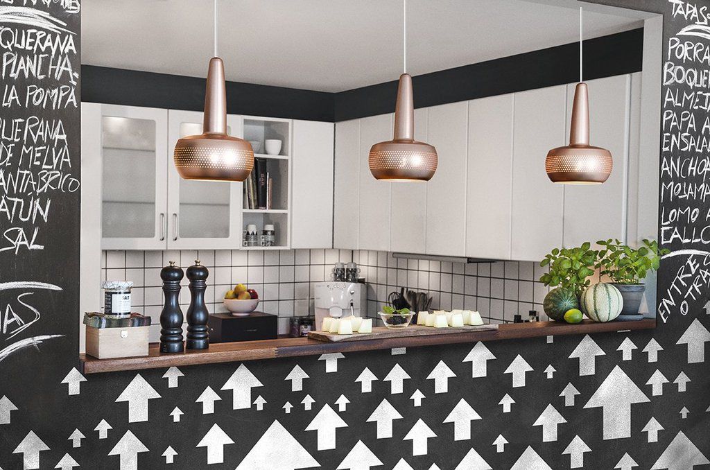 UMAGE Lora 1灯ペンダント ホワイト×ブラックコード