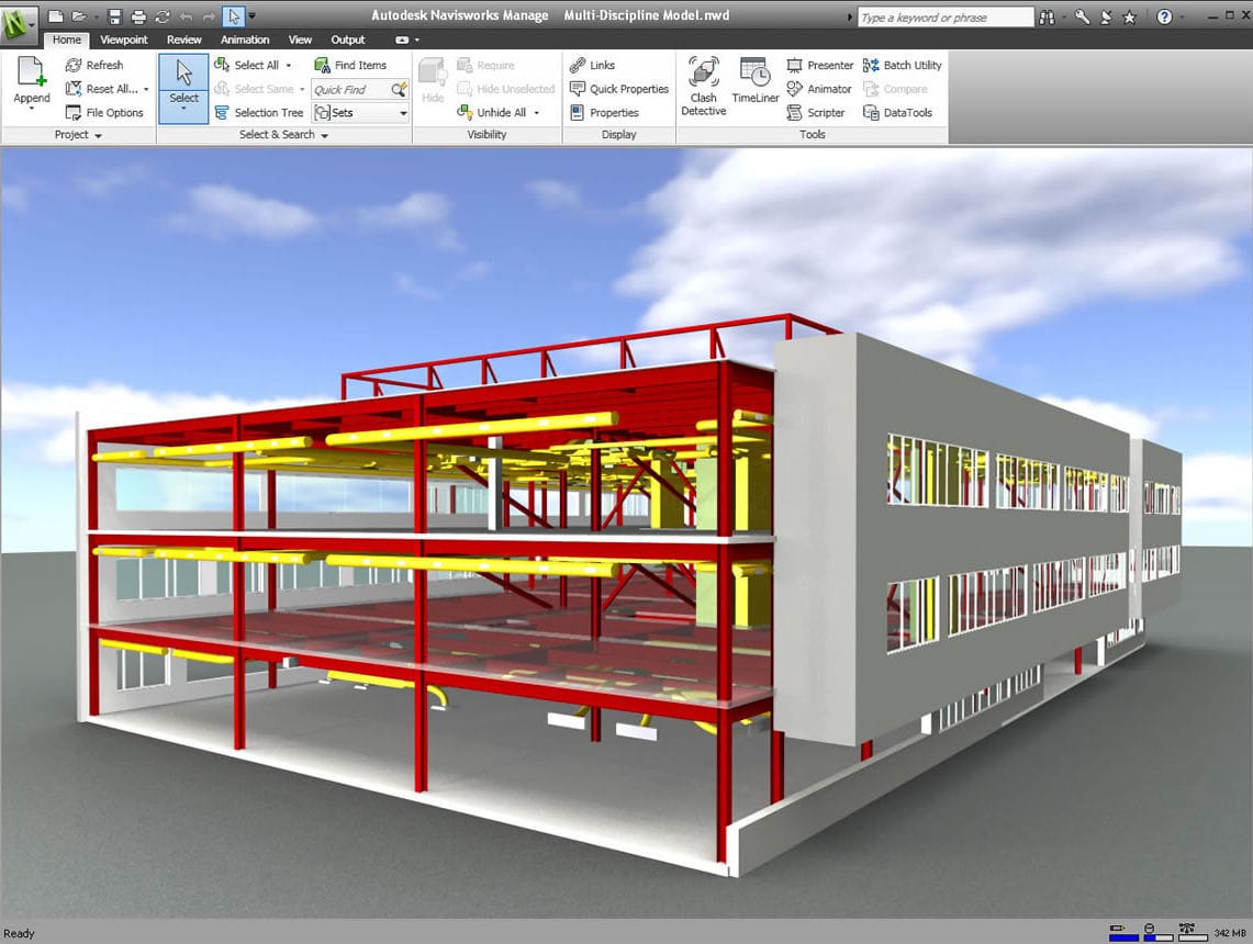 建築用ソフトウェア Navisworks Autodesk Bim ビルディング情報モデリング 分析 プロジェクト シミュレーション用