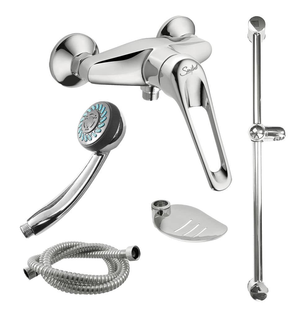 混合栓 シャワー 浴室水栓 Hefo 浴室用水栓 セット シングルレバー