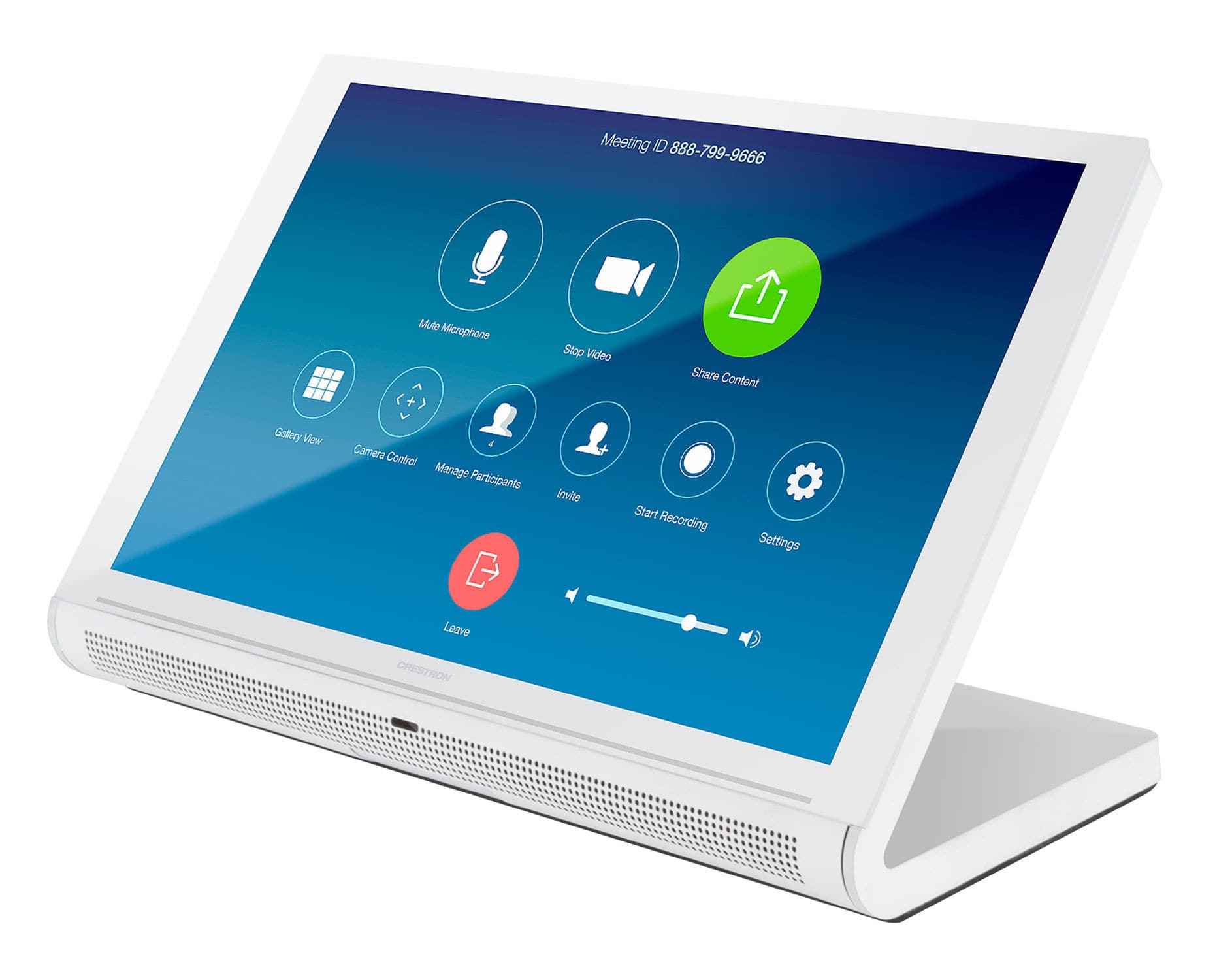 CRESTRON TS-1070-B-S タッチパネル TS-1070-B-S | 10.1-in. Tabletop Touch Screen, Black Smooth