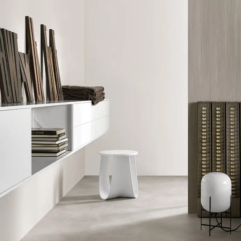 現代風スツール - SAG - MDF Italia - 竹製 / ポリウレタン製