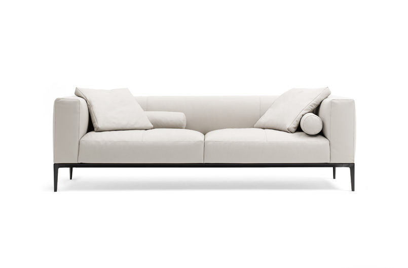 モジュール式ソファー - JAAN - Walter Knoll - 現代風 / 革製 / グレー