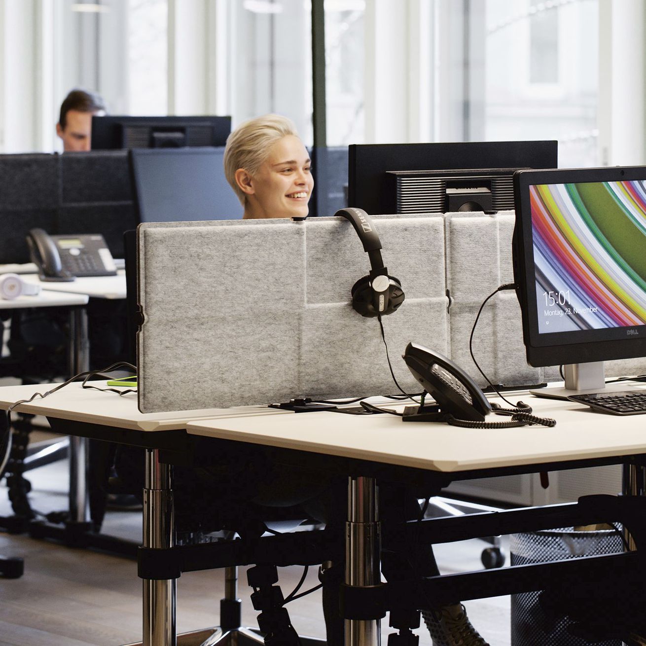 デスク上オフィス用間仕切り - USM Privacy Panels - USM Modular