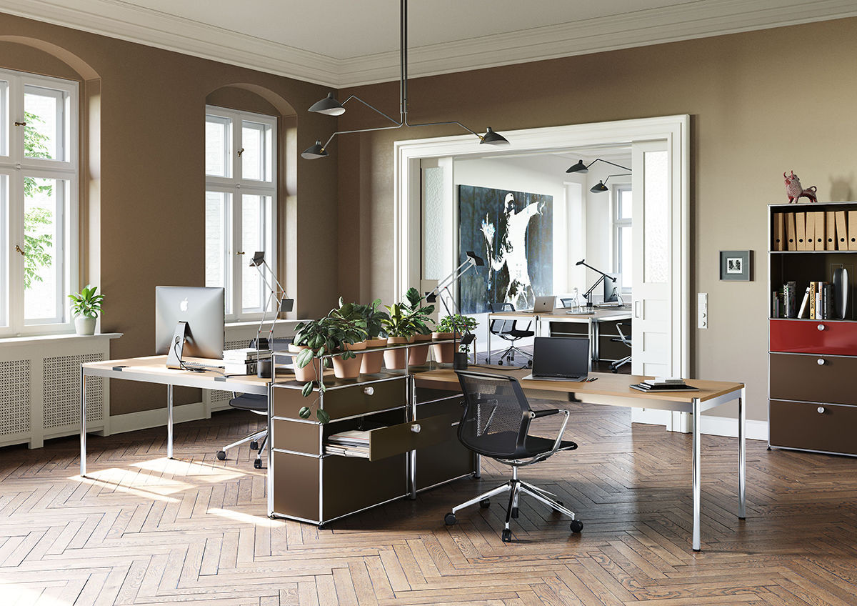 最終日【正規品】USM Hallerハラー ドア用ロックハンドル 鍵有 USM