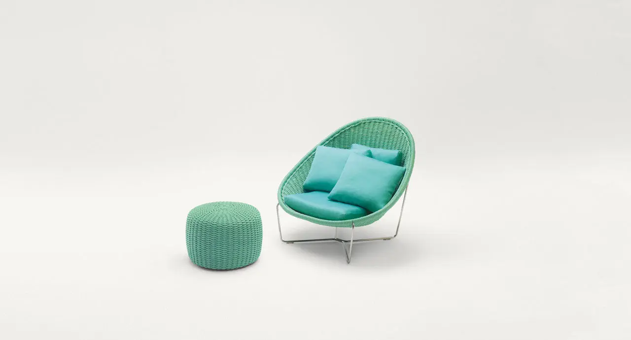 現代風アームチェア - NIDO - PAOLA LENTI - ロープ