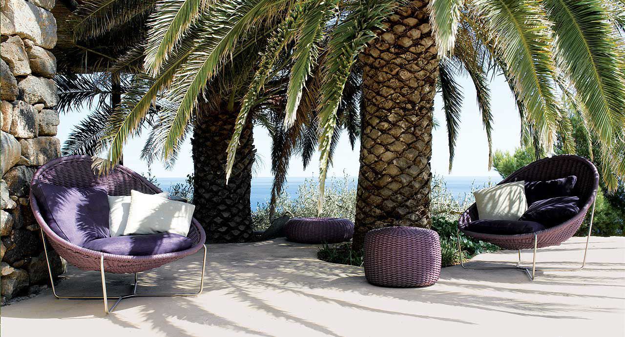 現代風アームチェア - NIDO - PAOLA LENTI - ロープ 現代風アームチェア - NIDO - PAOLA LENTI - ロープ