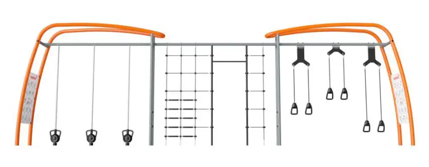 多機能トレーニング器具 - FAZ201 - KOMPAN - 屋外用 / 業務用