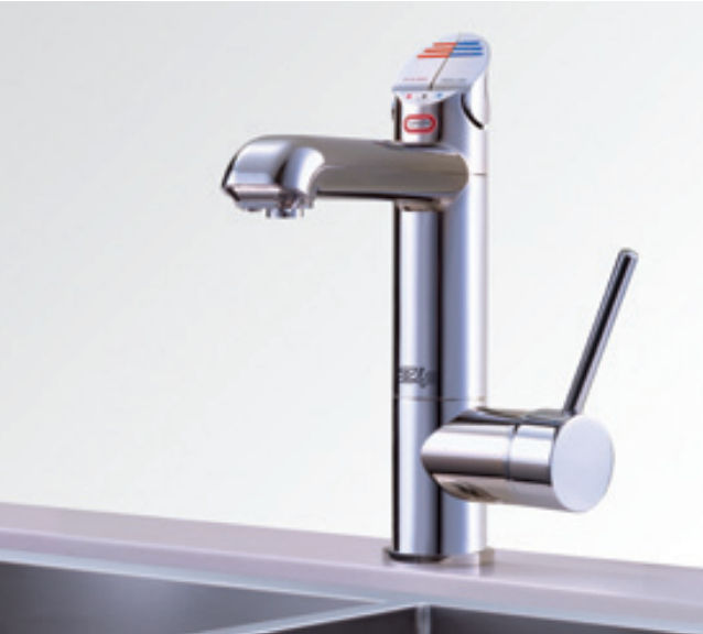 キッチン水栓 クロムメッキ シルバー カウンタートップ混合水栓 - ALL-IN-ONE - Zip - クロムメッキ