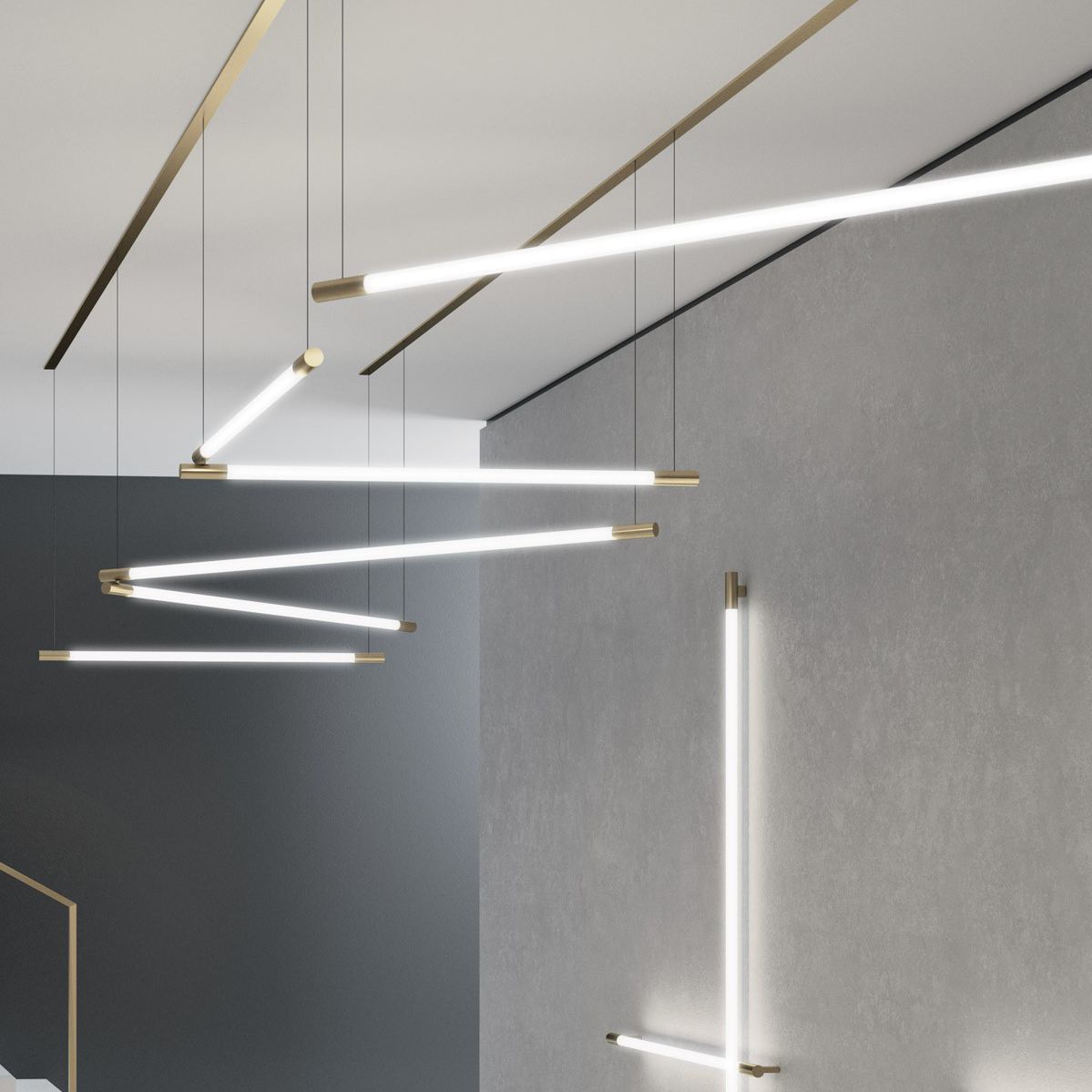 吊り下げ式照明器具 - COSIMA - ZAVA SRL - LED / 直線型 / 業務用