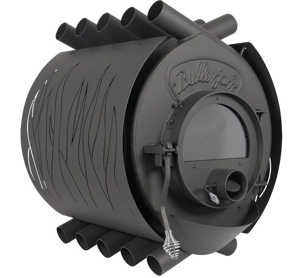 F7999☆美品☆Haas&Sohn☆ハースアンドゾーン☆鋳鉄製☆ストーブ☆暖炉 薪ストーブ - O - BULLERJAN - 現代風 / 鋳鉄製