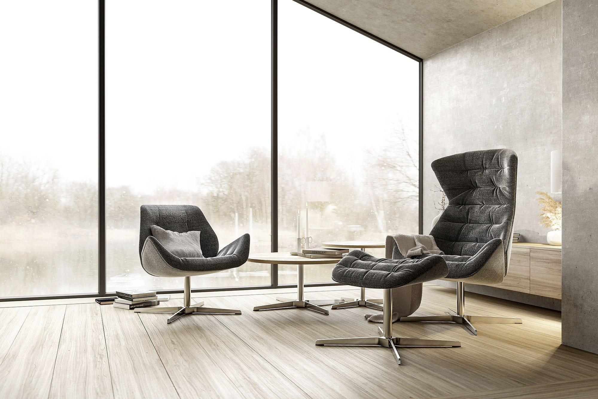 現代風サイドテーブル - 1808 - THONET/トーネット - ブナ材製 