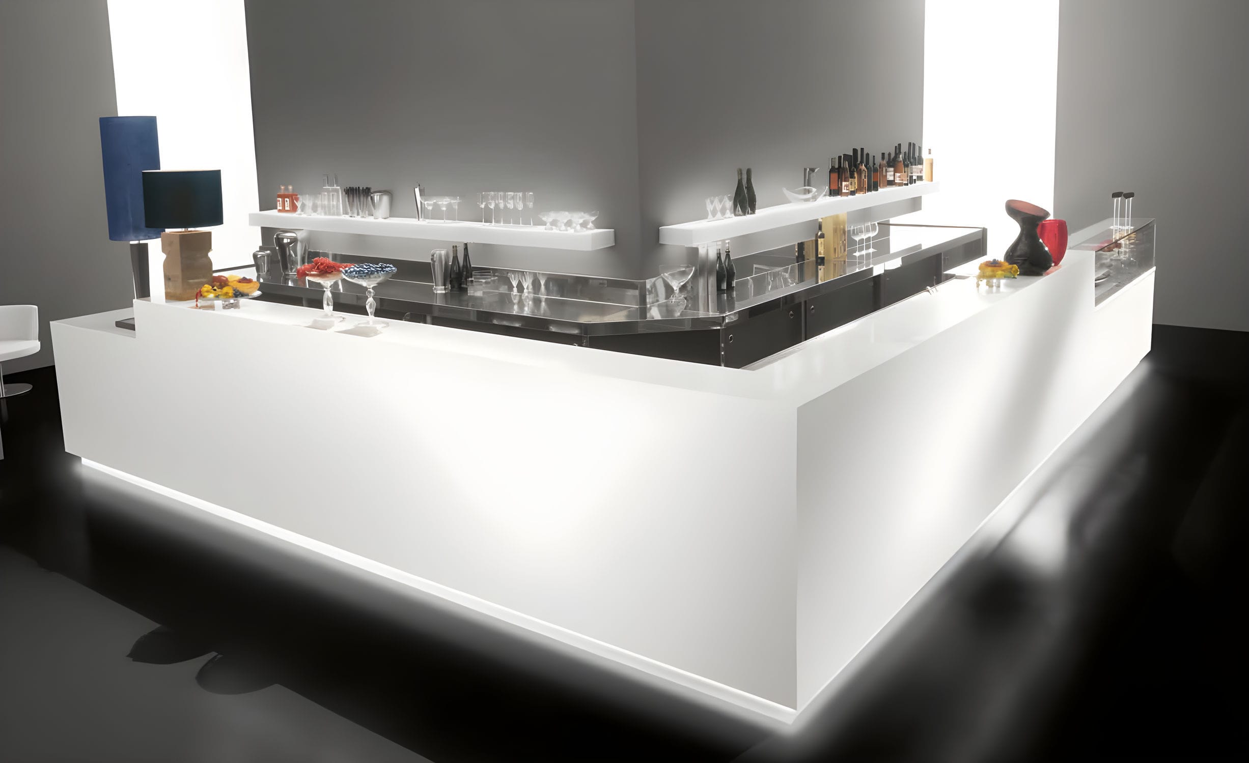 【Ka2】バーカウンター② 楽天市場】組み合わせバーカウンター (コーナー BR) ニトリ 【配送員