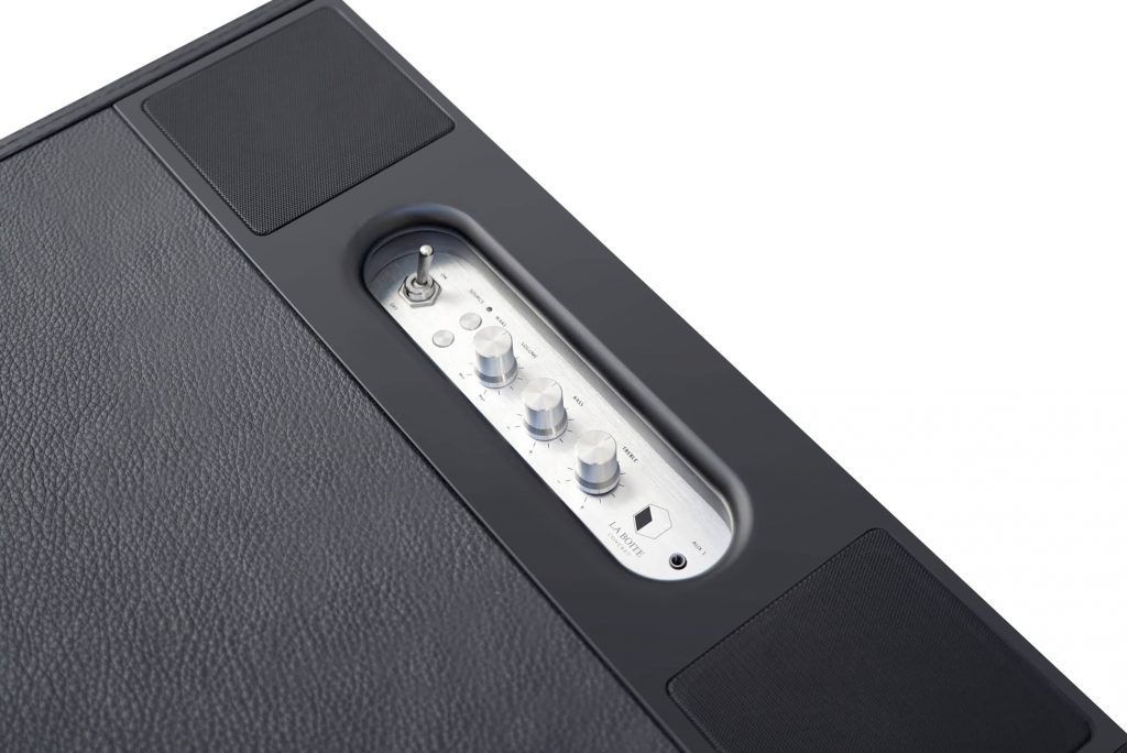 LA BOITE concept LAB-CBBK-LW ブラック スピーカー CUBE Leather Walnut Special Editionの通販 / マスターウォール