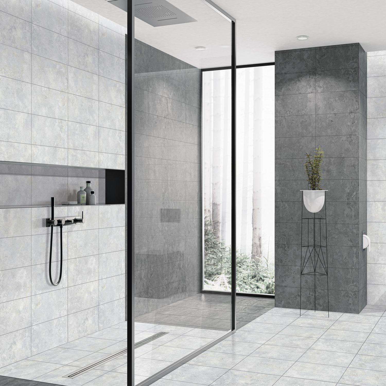 屋内用タイル URBAN CERTECA Floor and Wall Ceramic Tiles バスルーム用 / リビング