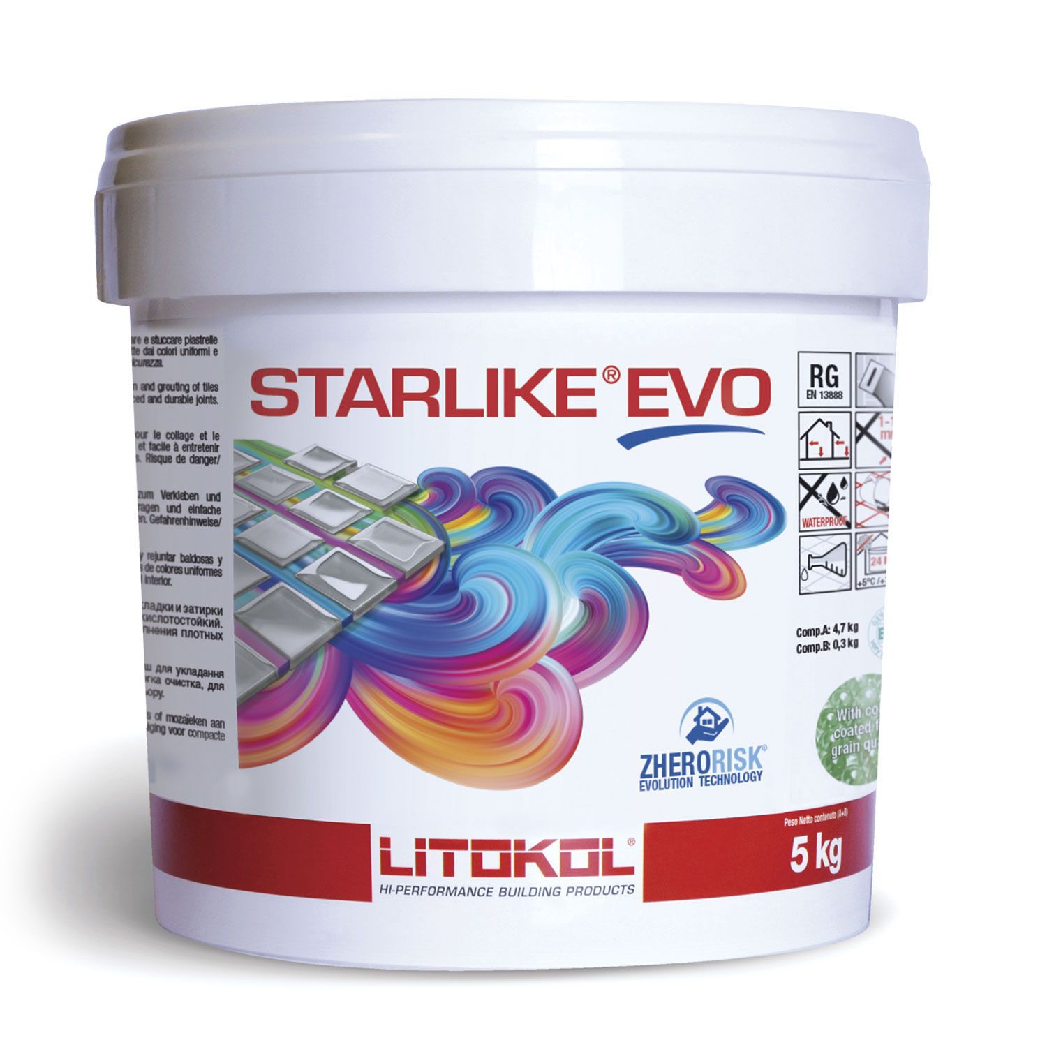 耐酸モルタル - STARLIKE EVO - LITOKOL - ポインティング / グラウト / タイル用