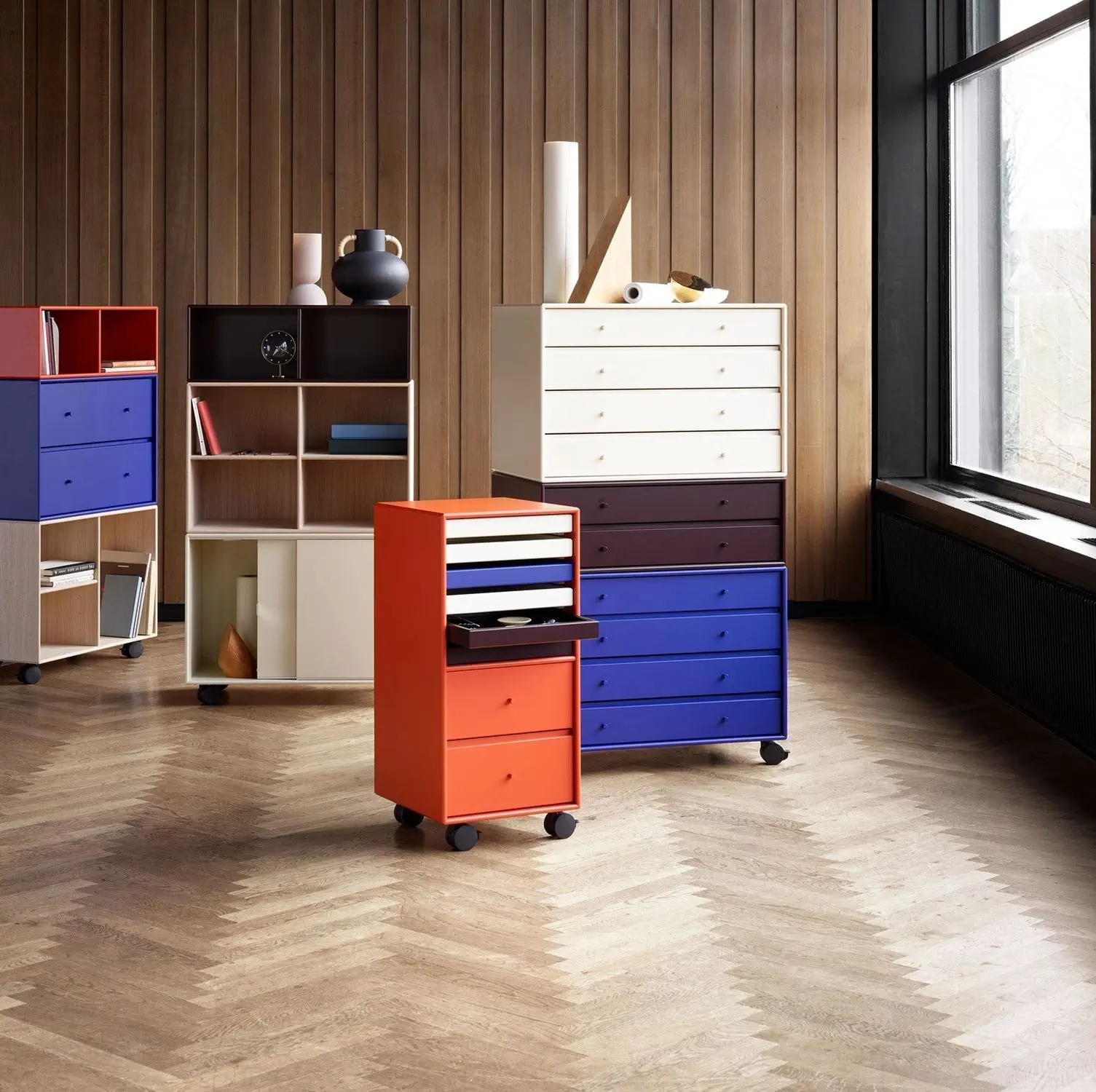 モジュール式棚 - 7112 - Montana Furniture - 現代風 / ラッカー塗装