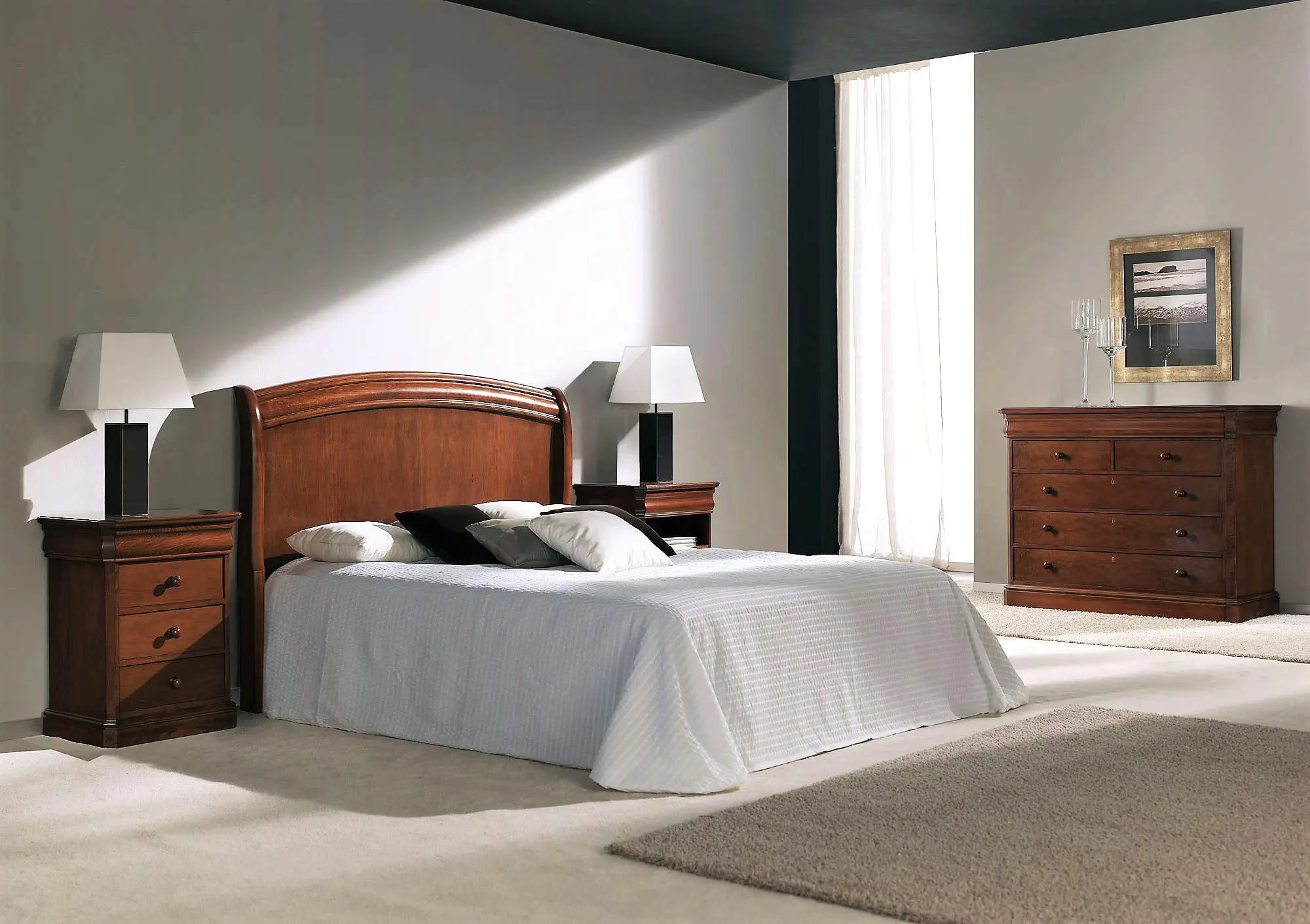 イタリア製 ベッド ヘッドボード　ハンドペイント ヘッドボード「カレナ 1930」全2色 全6サイズ | 【公式】大塚