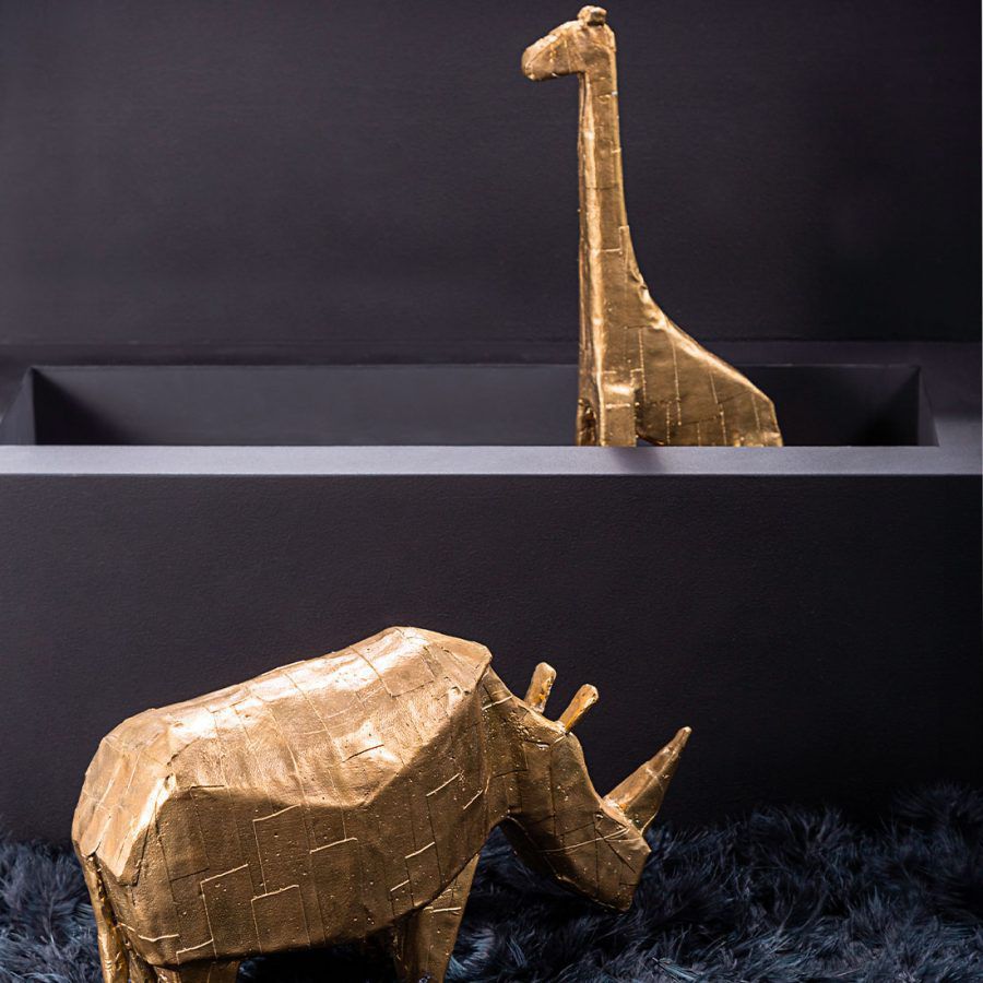 青銅彫刻 - DEER+GIRAFFE+RHINO+SWAN+GORILLA+CAMEL - Pulpo